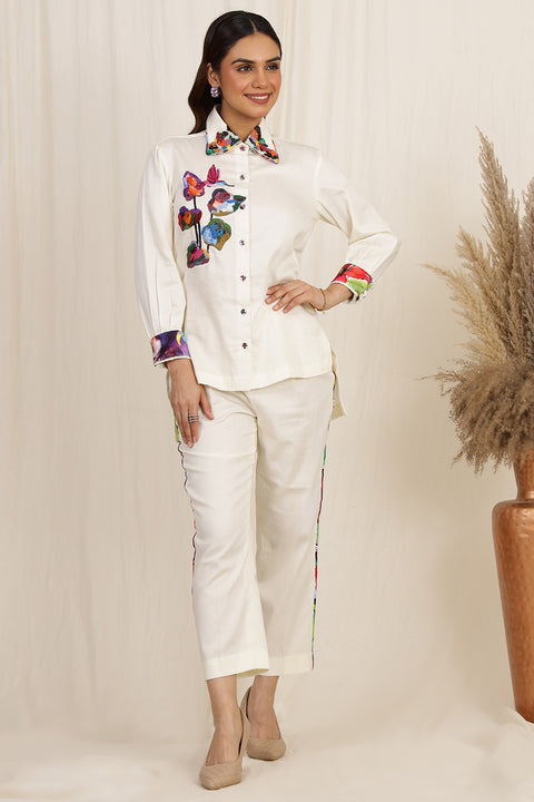 THE MINIMALIST EMBROIDERED CO-ORD SET