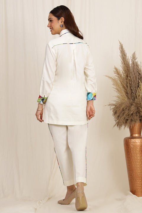THE MINIMALIST EMBROIDERED CO-ORD SET