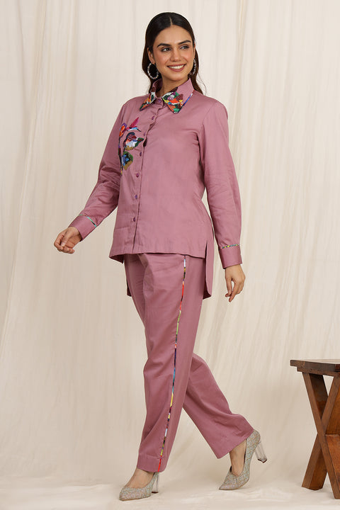THE MINIMALIST EMBROIDERED CO-ORD SET