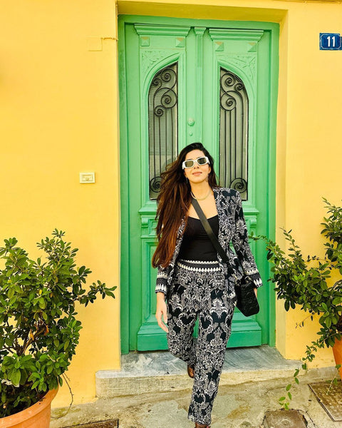BAHAAR ART in our BLAZER - SUIT CO-ORD SET