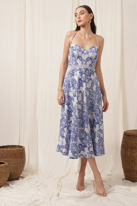 EVA DRESS JAIPUR BELLE INDIGO