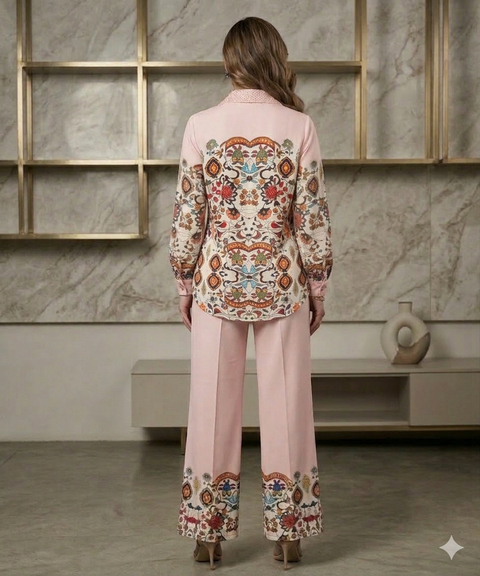 Hello Morocco Pink Co-ord Set